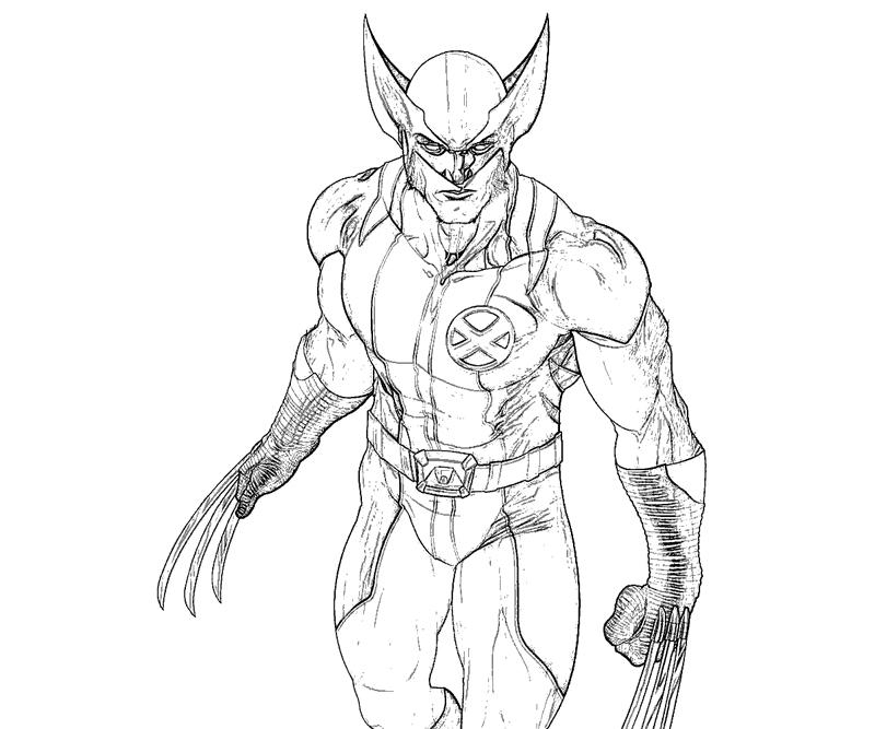 Wolverine en pleine action avec ses griffes sorties
