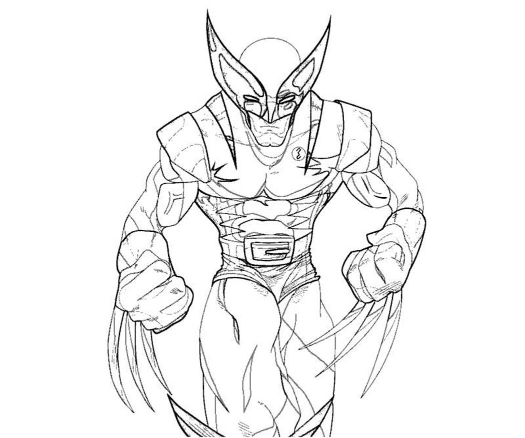 Wolverine en pleine action avec ses griffes sorties