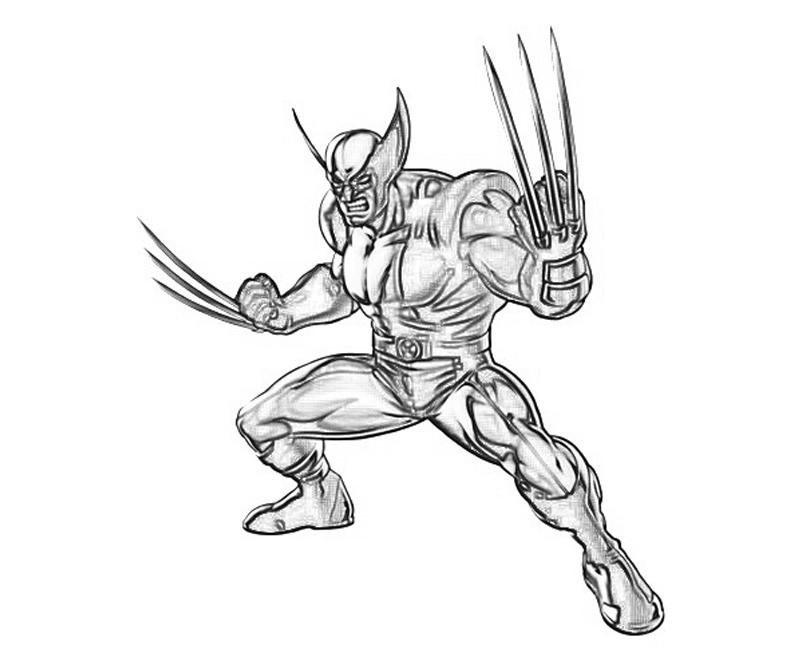 Wolverine en pleine action, prêt à combattre dans un décor urbain