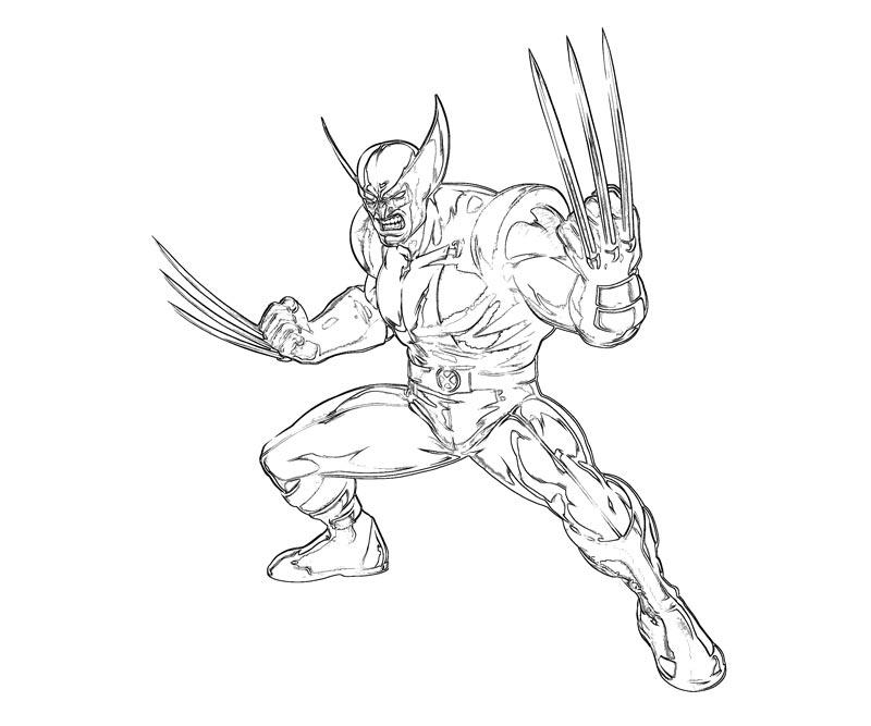 Wolverine en pleine action dans un décor urbain