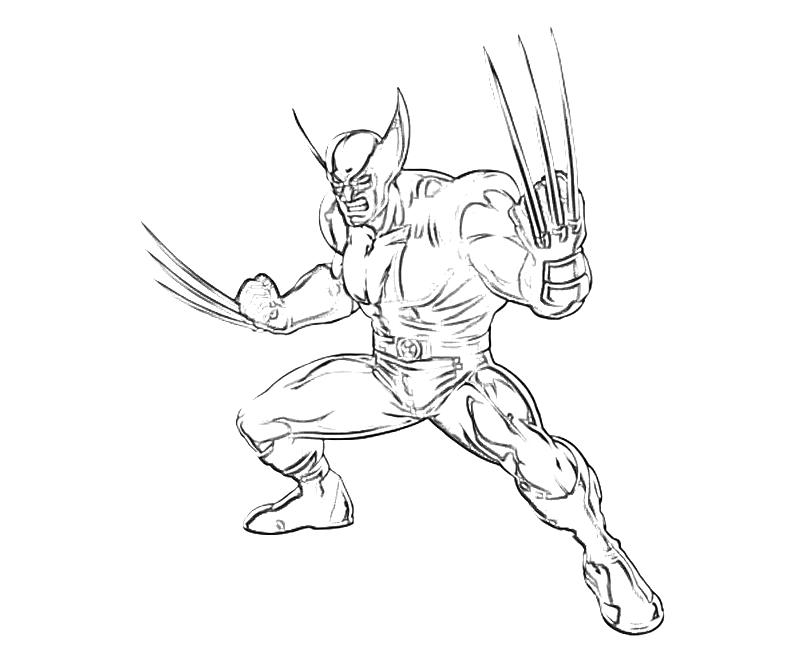 Wolverine en pleine action dans un décor urbain