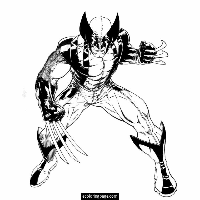 Wolverine en pleine action dans un environnement urbain