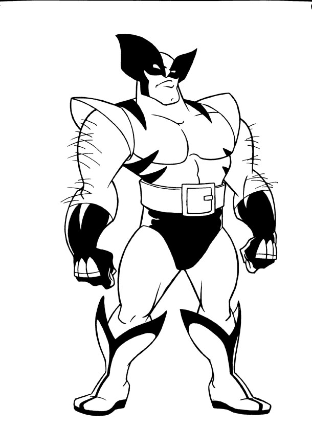 Wolverine en plein combat avec ses griffes sorties