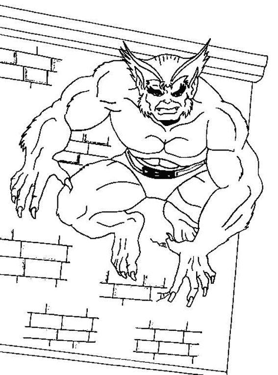 Wolverine en pleine action avec ses griffes sorties