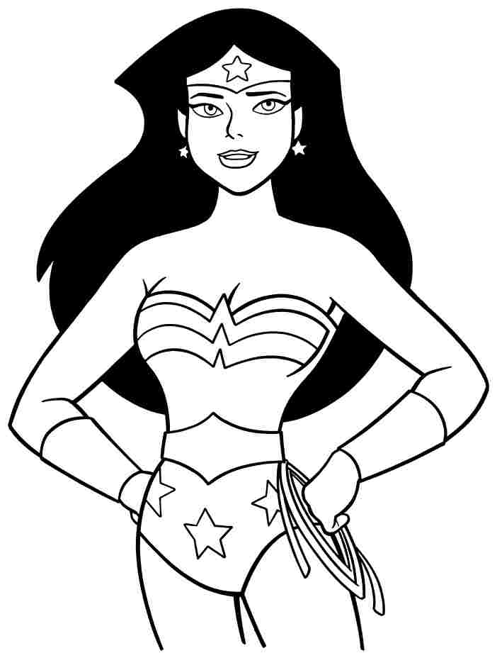 Wonder Woman en pleine action, prête à défendre la justice