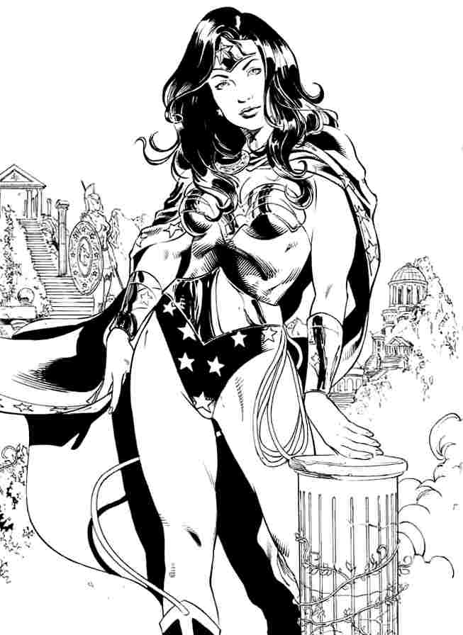 Coloriage Wonder Woman #45251 à imprimer Coloriage Wonder Woman #45251 à imprimer