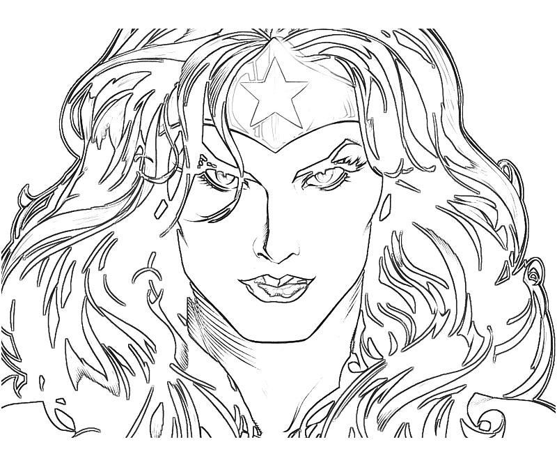 Wonder Woman en pleine action avec son lasso dans un décor héroïque