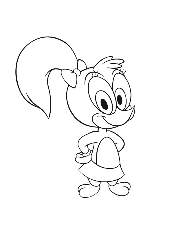 Woody Woodpecker en pleine action sur une branche d'arbre