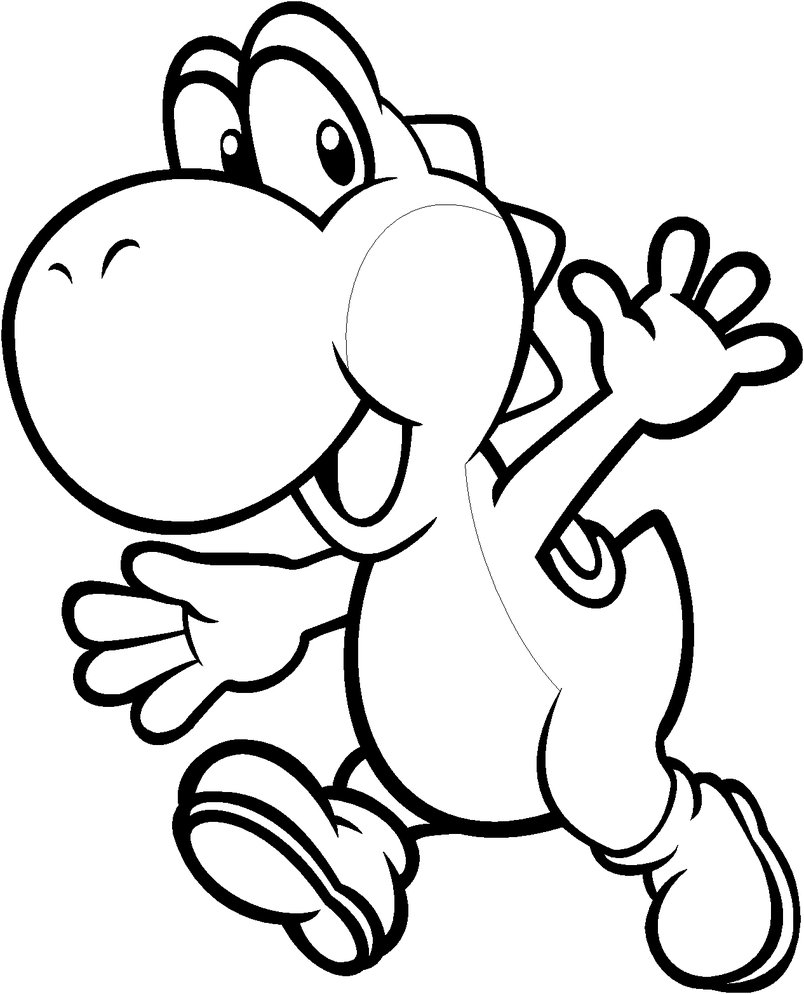 Yoshi en pleine aventure dans un monde ludique