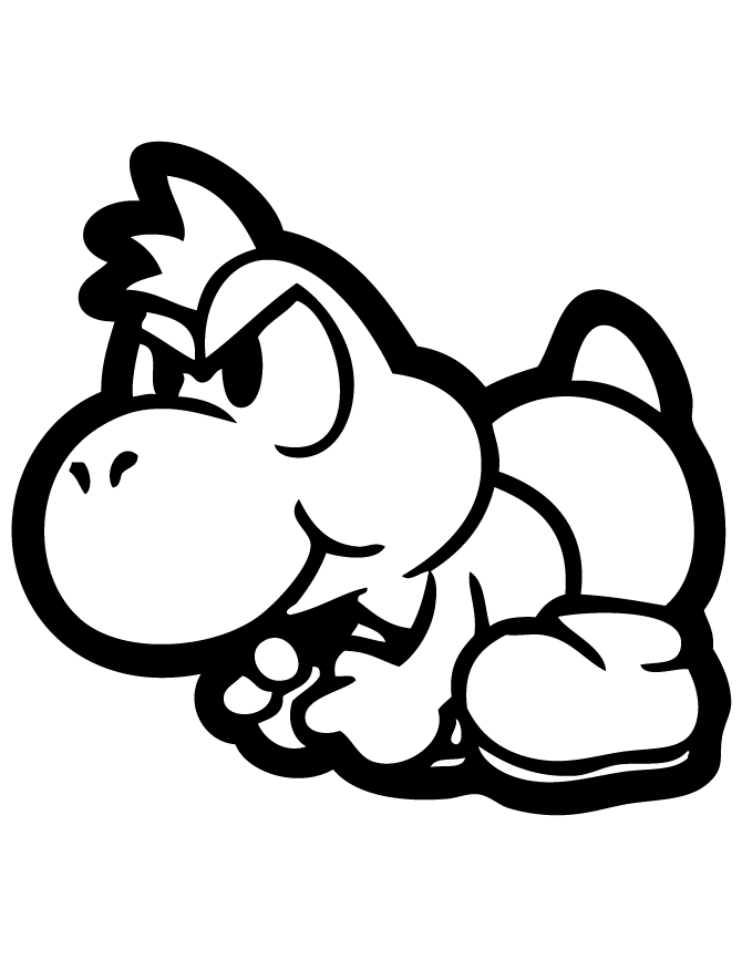 Yoshi en pleine aventure dans un décor ludique