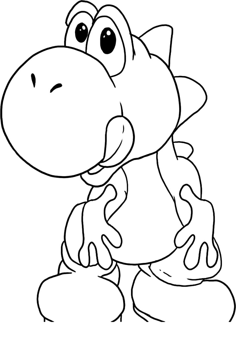 Yoshi en pleine aventure avec des éléments naturels
