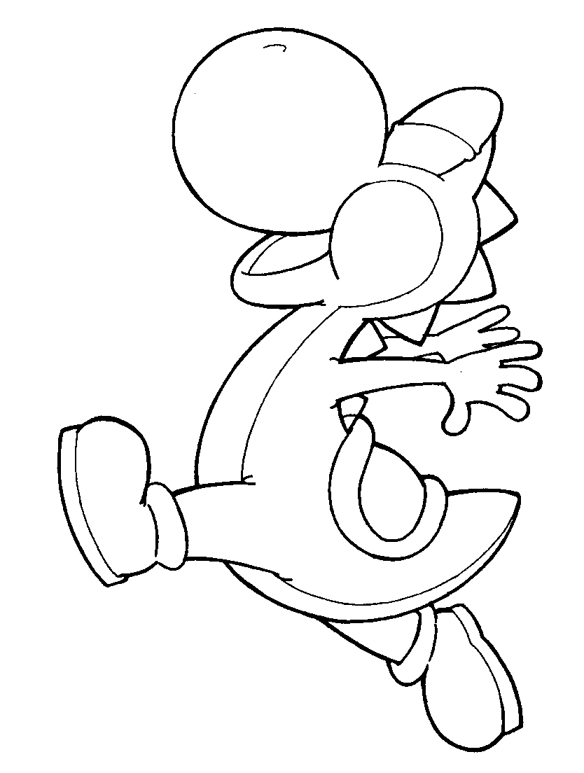 Coloriage Yoshi #29928 à imprimer Coloriage Yoshi #29928 à imprimer