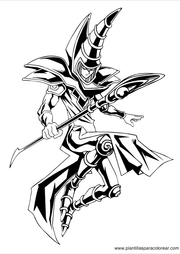 Personnages de Yu-Gi-Oh! en pleine action avec un décor dynamique