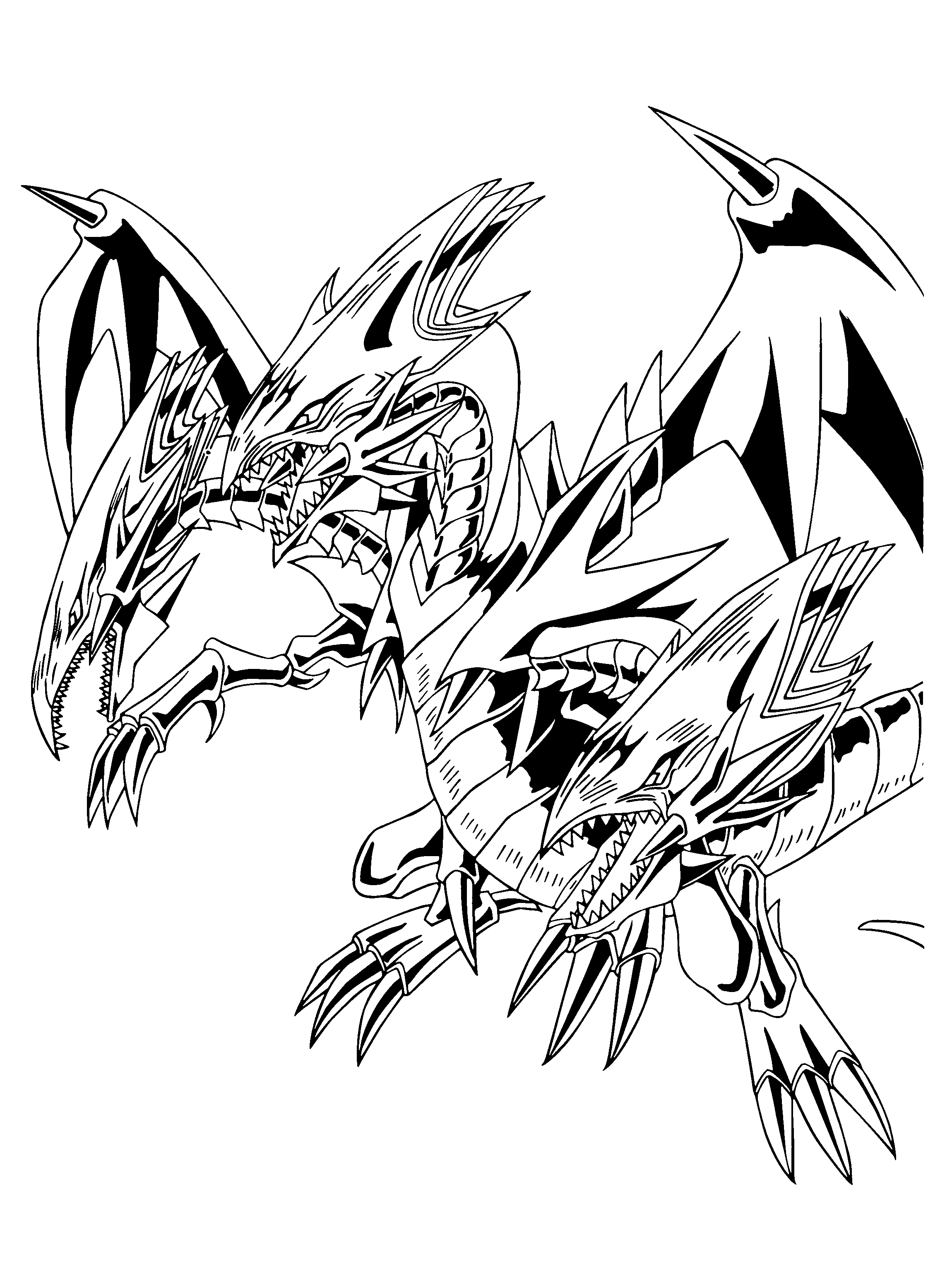 Coloriage de Yugi Moto du jeu de cartes Yu-Gi-Oh!