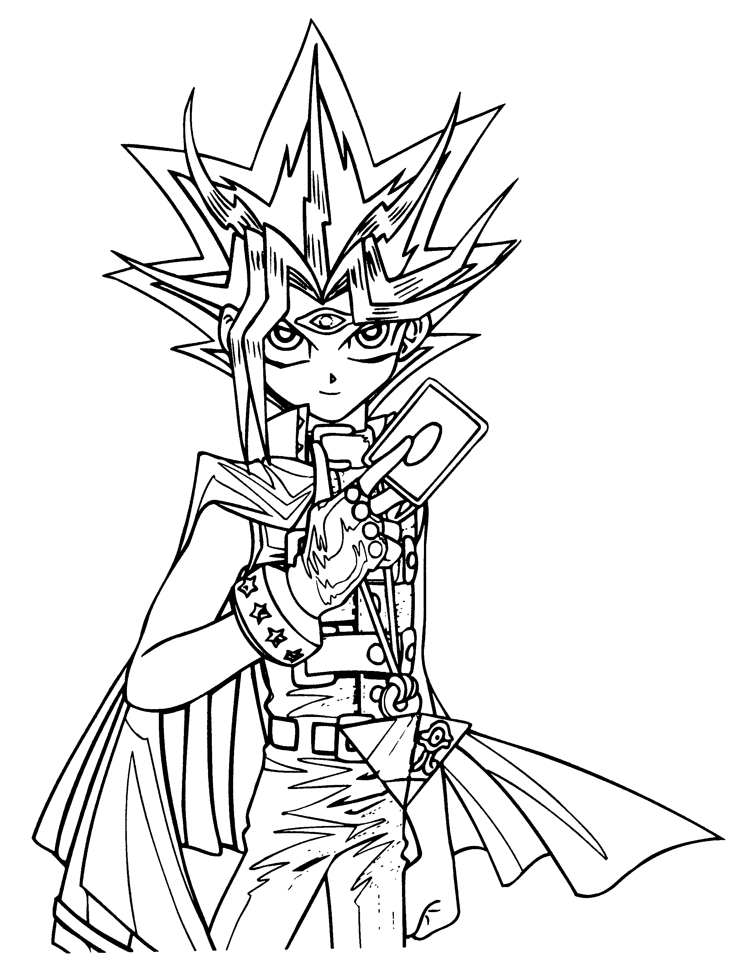 Yu-Gi-Oh! : Duel entre Yugi et un monstre sur fond de duel cardiaque