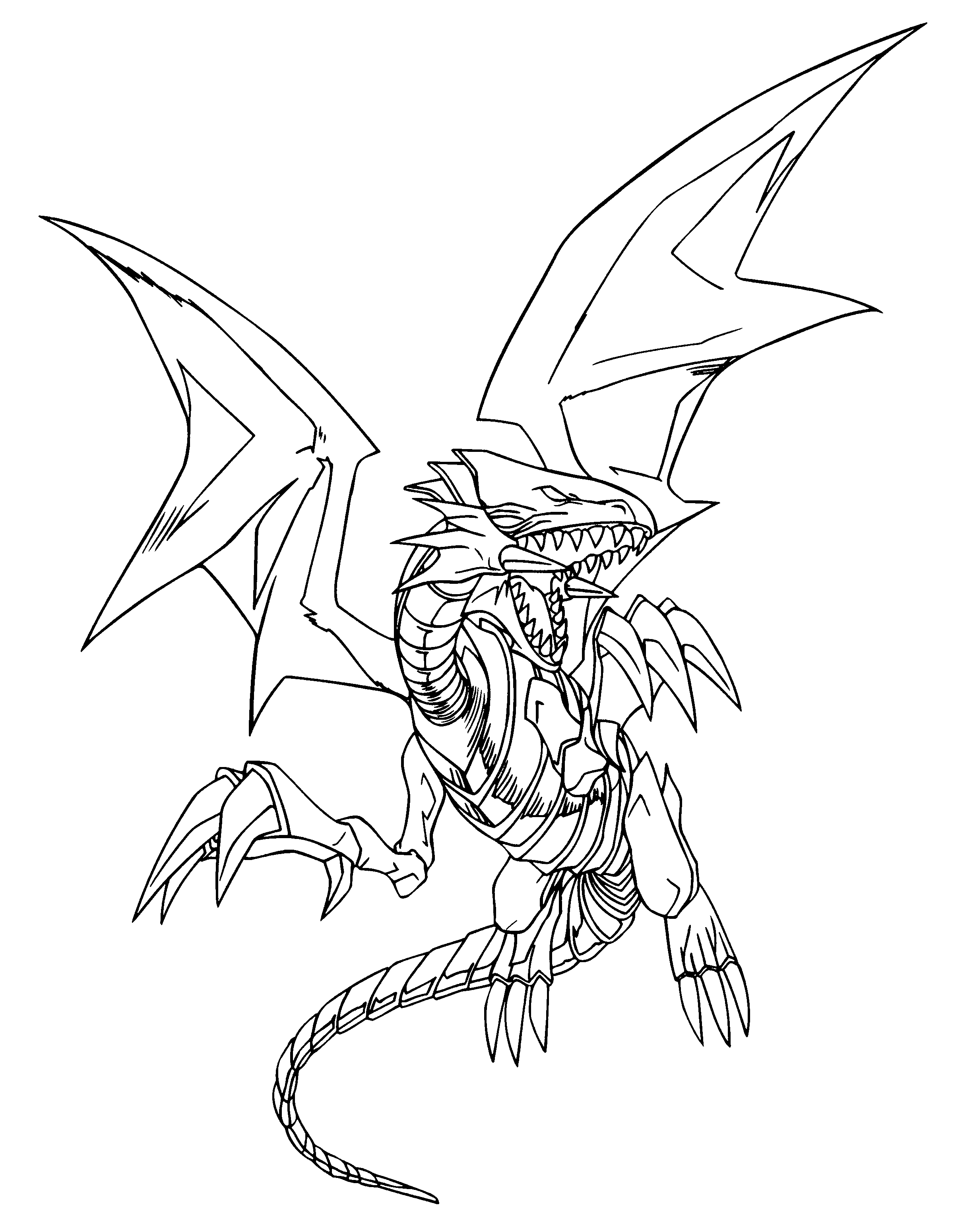 Coloriage de personnages de Yu-Gi-Oh en pleine action sur un fond dynamique