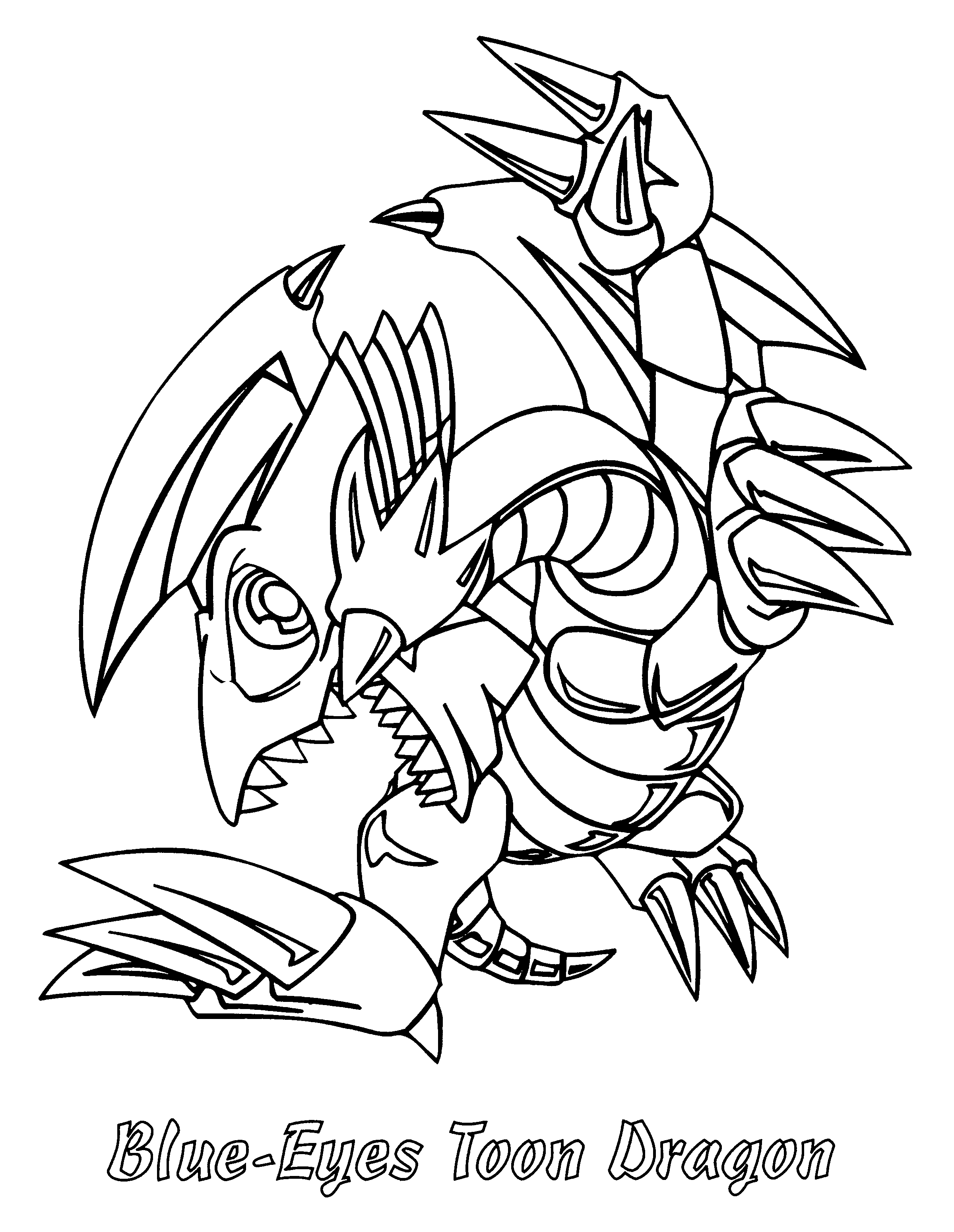 Coloriage de Yugi Muto avec son duel monstre en arrière-plan