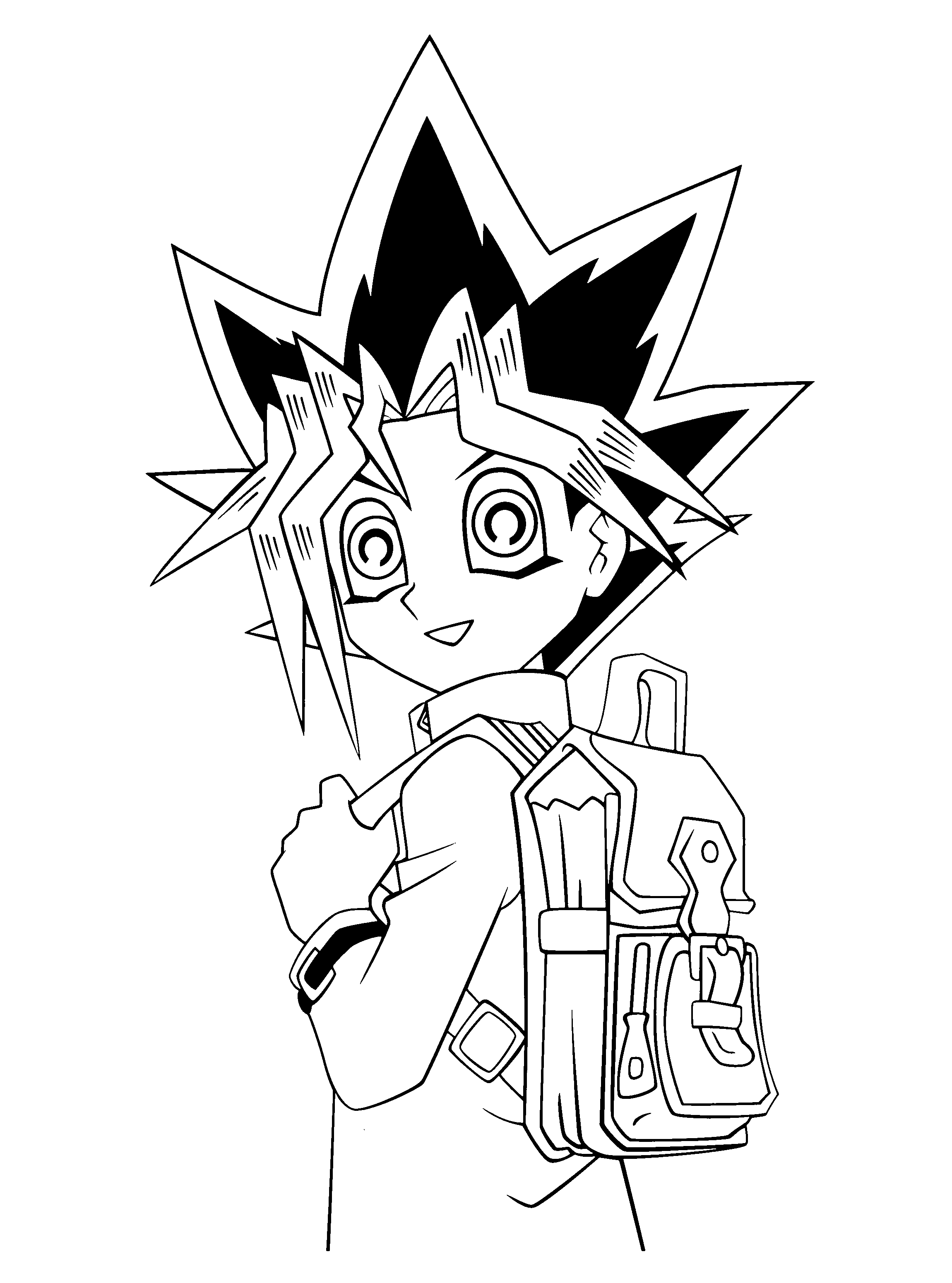Yu-Gi-Oh ! : Duel entre personnages emblématiques dans un décor dynamique