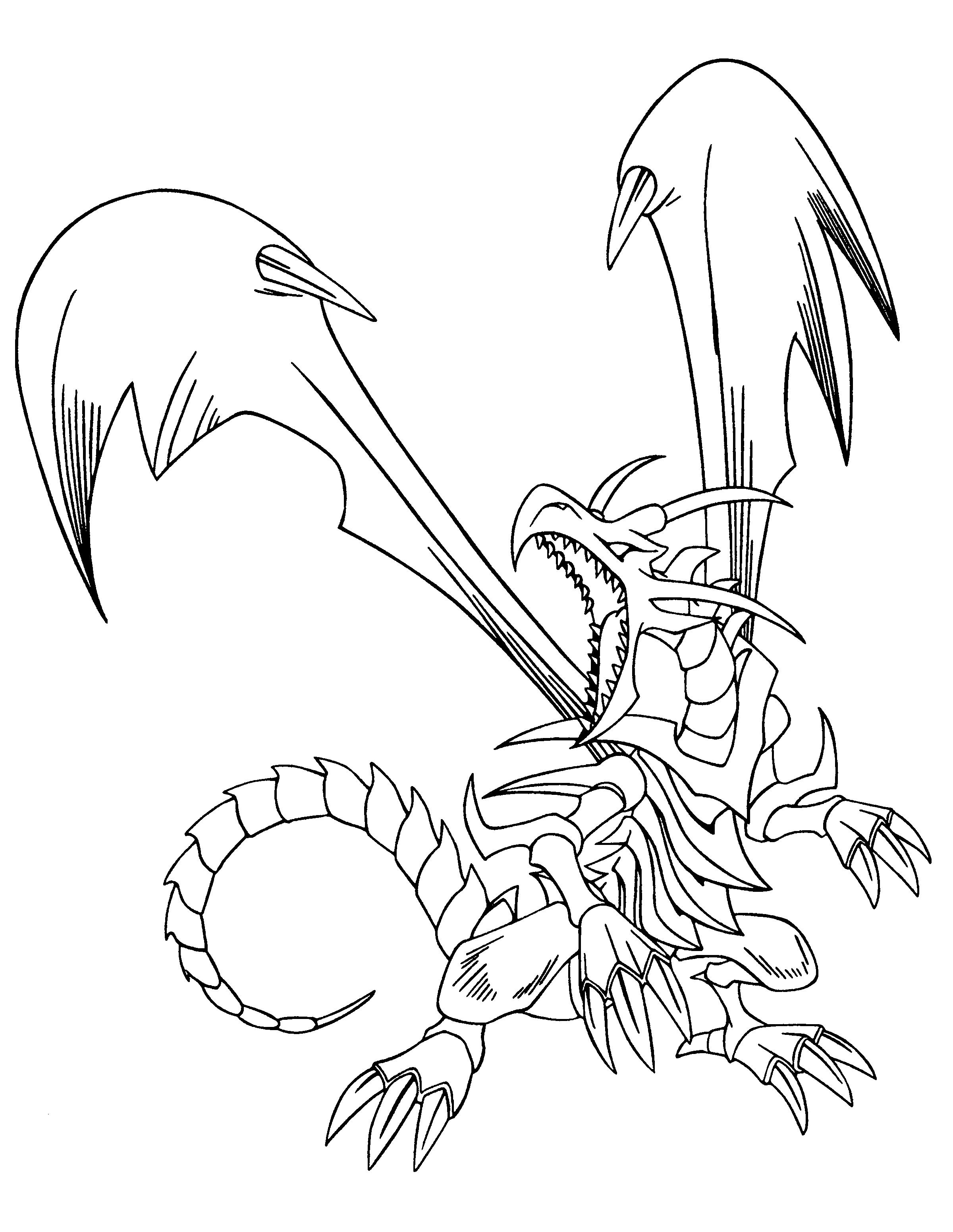 Coloriage de Yugi Muto dans un duel de cartes