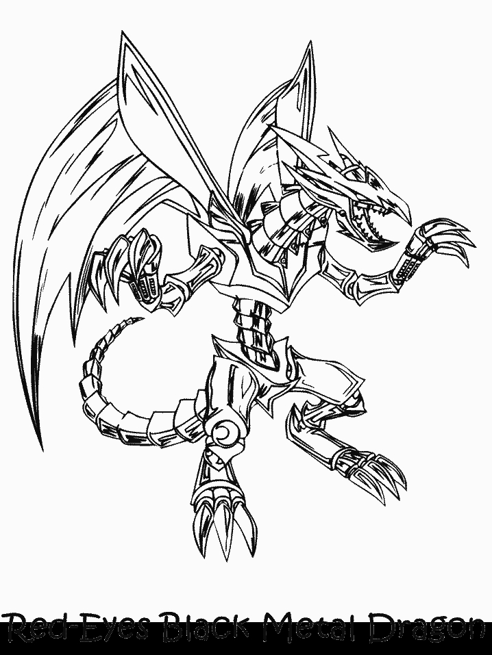 Coloriage de Yugi Muto en pleine action avec ses cartes à jouer