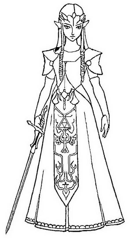 Link et la Princesse Zelda dans une scène d'aventure