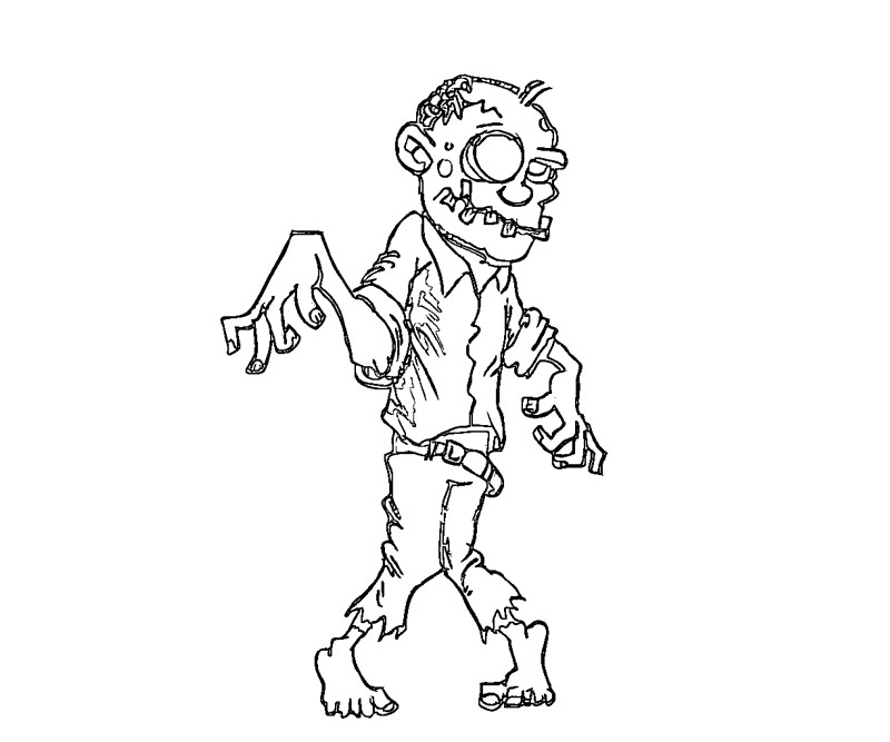 Un zombie amusant en pleine danse sous un ciel étoilé