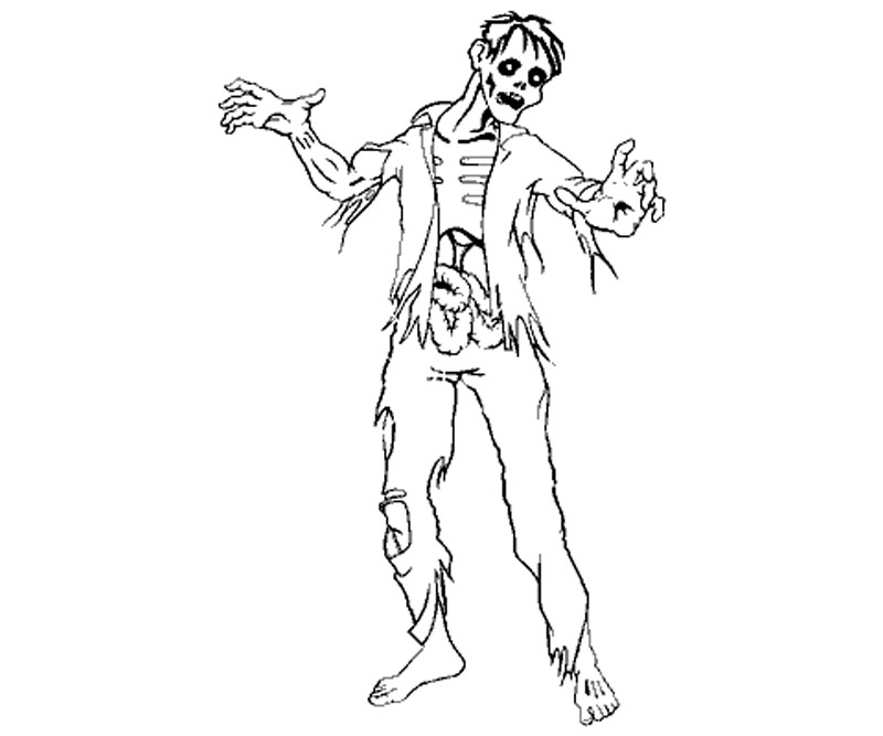 Un zombie malicieux en pleine aventure nocturne