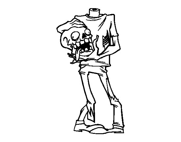 Un zombie amusant en pleine promenade nocturne