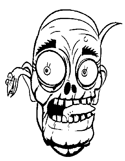 Un zombie se promène dans un paysage mystérieux