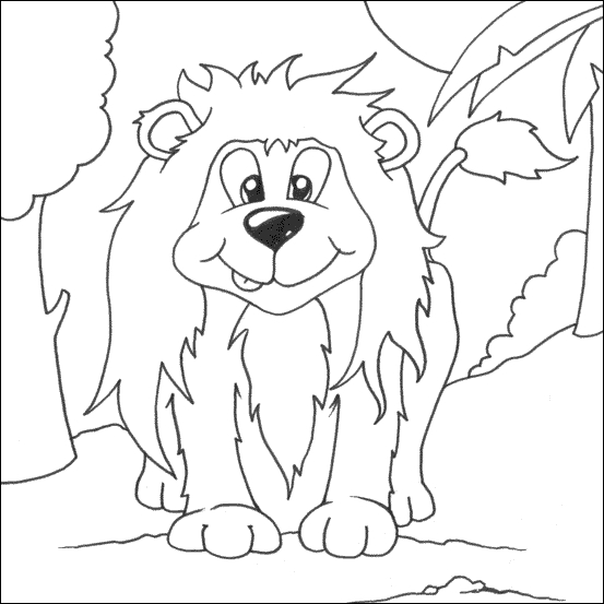 Scène de zoo avec des animaux en pleine activité