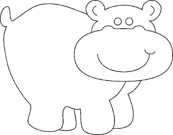 Un coloriage de zoo avec des animaux en pleine activité