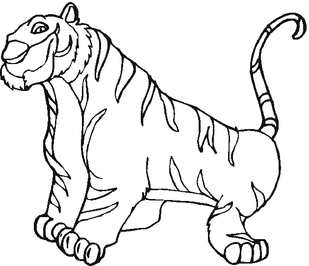 Coloriage d'animaux au zoo jouant dans leur habitat naturel