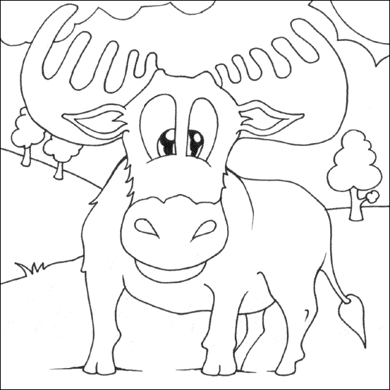 Coloriage d'animaux dans un zoo avec un éléphant et un singe
