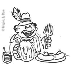 Coloriage et dessin Oktoberfest à imprimer