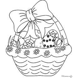 Coloriage et dessin Pâques à imprimer