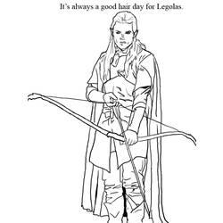Coloriage et dessin Hobbit à imprimer