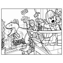 Coloriage et dessin Parc Jurassique à imprimer