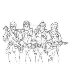 Coloriage et dessin SOS Fantômes à imprimer