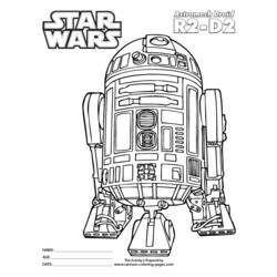 Coloriage et dessin Star Wars à imprimer
