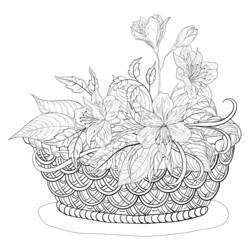 Coloriage et dessin Mandalas Fleurs à imprimer