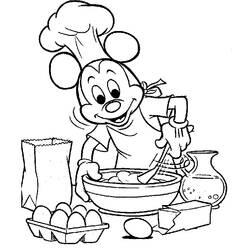 Coloriage et dessin Cuisinier / Cuisinière à imprimer