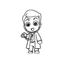 Coloriage et dessin Docteur / Médecin à imprimer