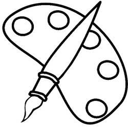 Coloriage et dessin Peintre à imprimer