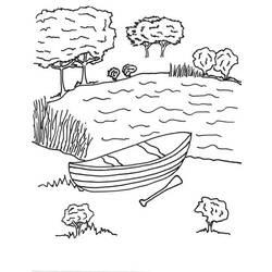 Coloriage et dessin Lac à imprimer
