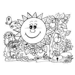 Coloriage et dessin Saison Printemps à imprimer