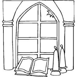 Coloriage et dessin Fenêtre à imprimer
