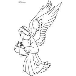 Coloriage et dessin Ange à imprimer