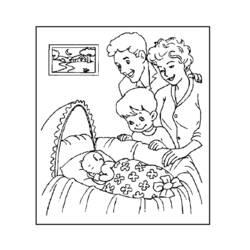 Coloriage et dessin Bébé à imprimer