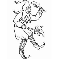 Coloriage et dessin Bouffon à imprimer