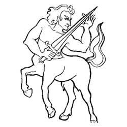 Coloriage et dessin Centaure à imprimer
